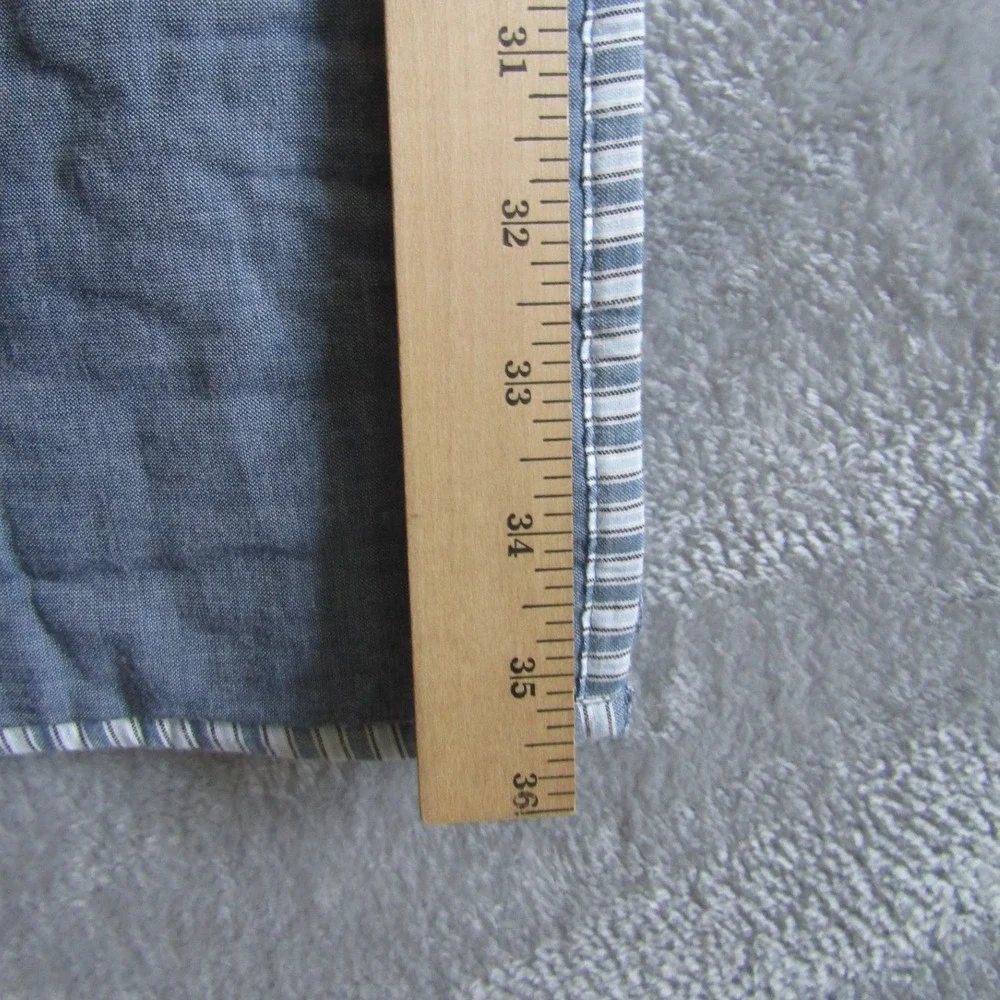 Cremieux King Sham Patchwork Quilt Floral Plaid Striped Red‎ Blue White New